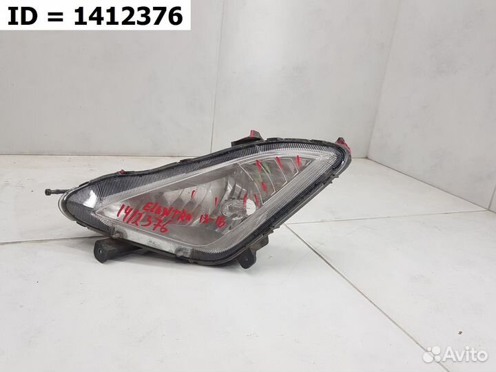 Птф передняя левая Hyundai Elantra