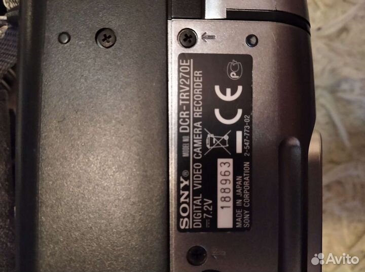 Цифровая видеокамера sony DCR-TRV 270E