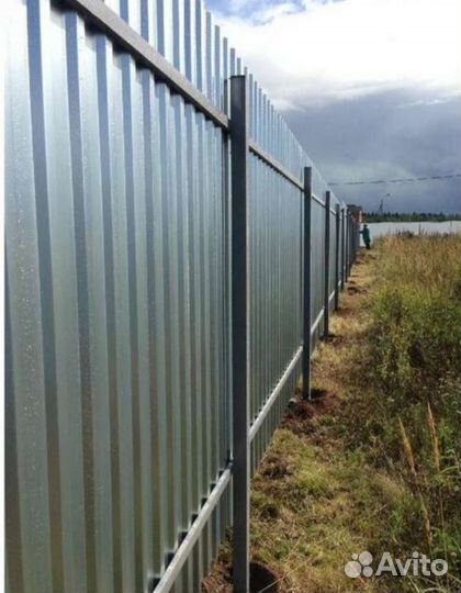 Установка заборов под ключ монтаж забора