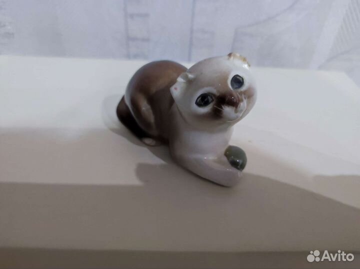 Антилопа и котенок с клубком лфз