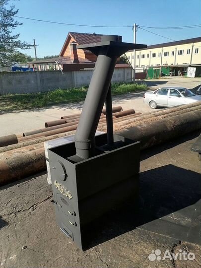 Банная печь Эконом 0.6 м толщина 10мм 920x430x750