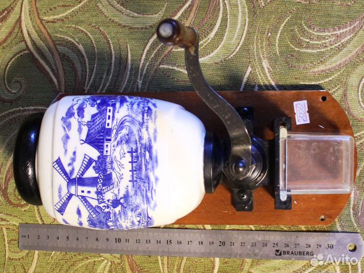 Ручная настенная кофемолка Делфт Голландия