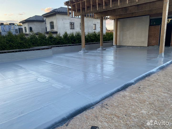 Гидроизоляция кровли полимочевиной