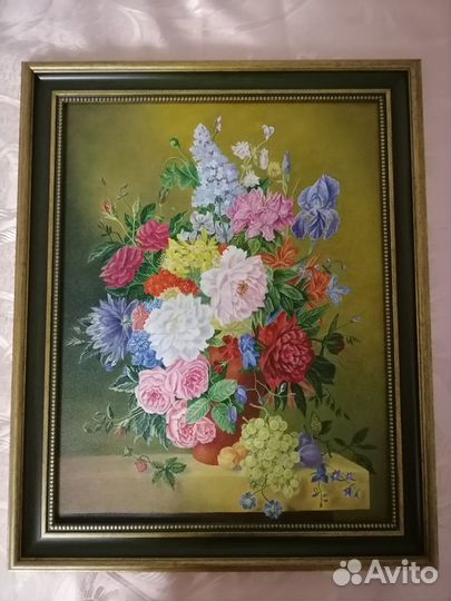 Натюрморт букет картина масло холст