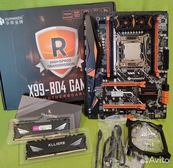 Huananzhi x99 qd4/bd4, Xeon v3/v4, 16Gb DDR4(2X8)