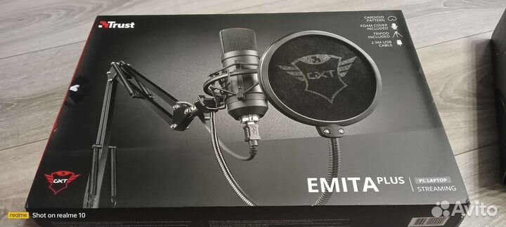 Микрофон Профессиональный студийный стрим, вокал