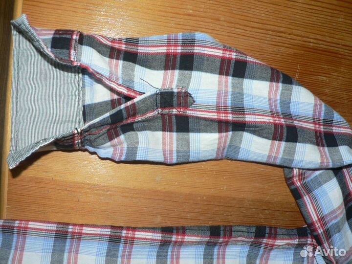 Рубашка-ковбойка, 10-12 лет