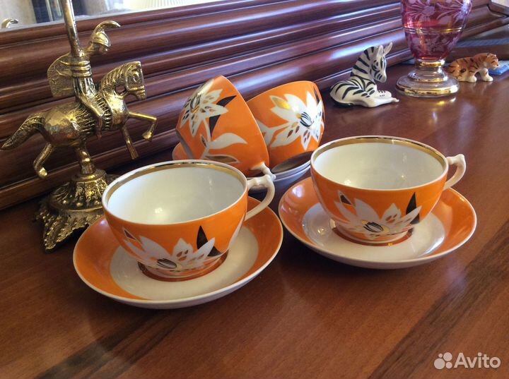 Чайная пара Дулево