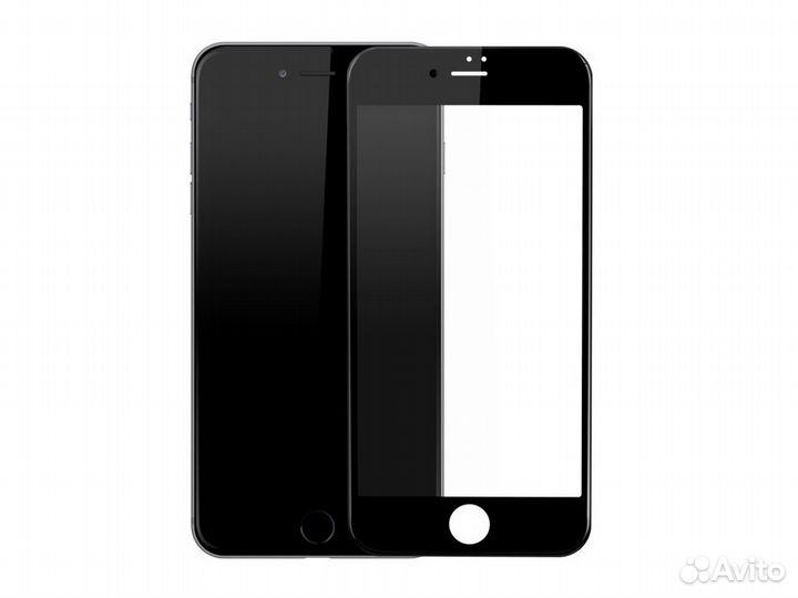 Защитное стекло 3D для iPhone 6/ 6s (черное,белое)