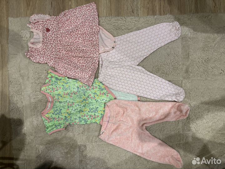Большой пакет вещей для девочки