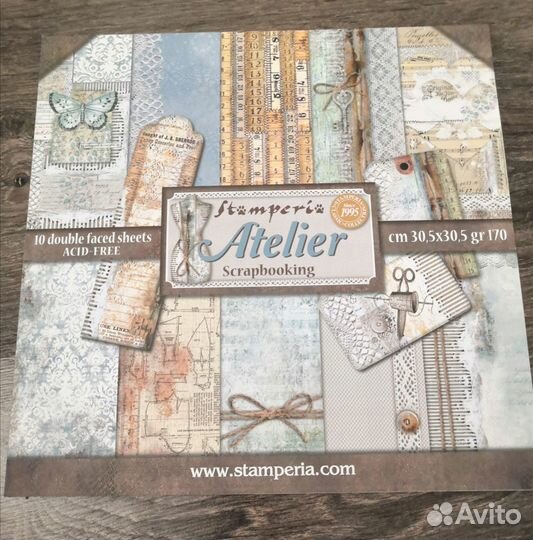 Бумага для скрапбукинга Стамперия