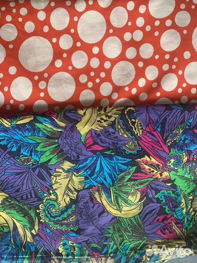 Отрез ткани СССР хлопок