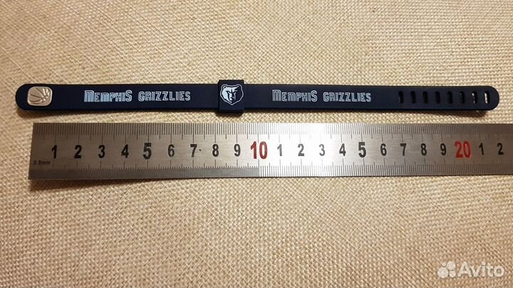 Силиконовый регулируемый браслет Memphis Grizzlies