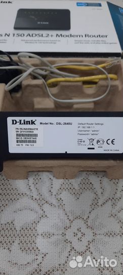 Wifi роутер d link n150 adsl2+modem router