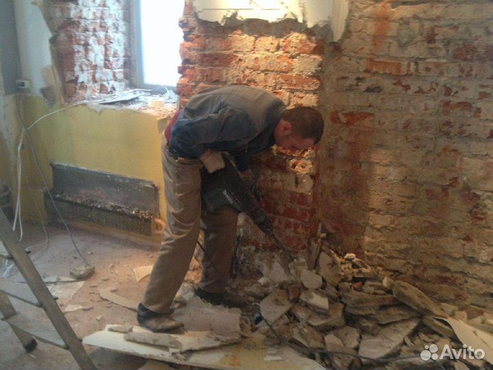 Демонтаж квартир,строений работаем по всему Сочи