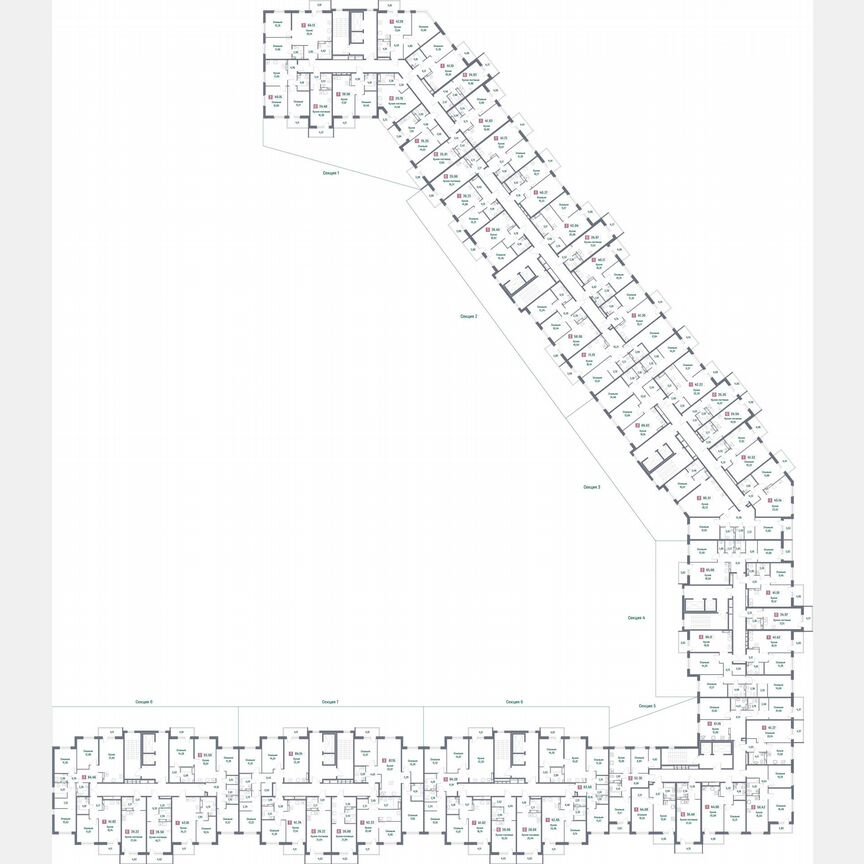1-к. квартира, 41,3 м², 11/16 эт.