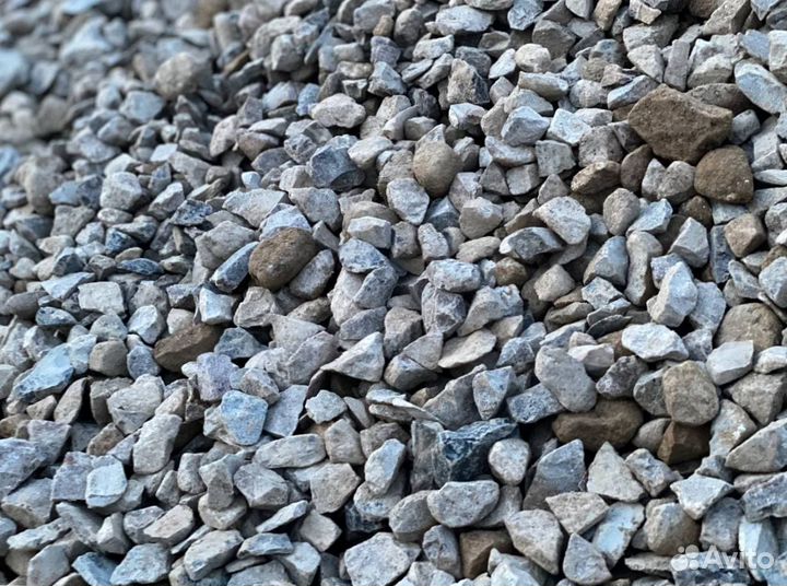 Щебень, песок
