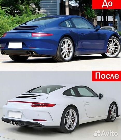 Рестайлинг Porsche 911 в GT3 streamer taillight st