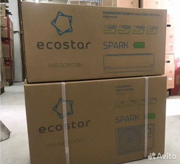 Кондиционеры Midea Ecostar серия spark