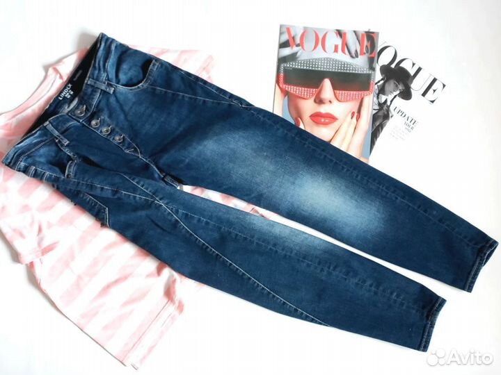 Джинсы бойфренды женские 42 44 Швеция