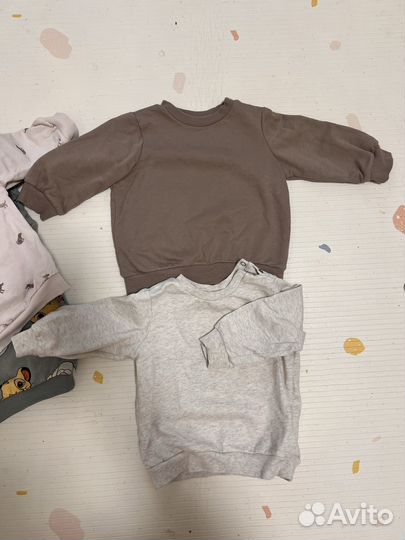 Одежда пакетом на мальчика 74 80 h&m