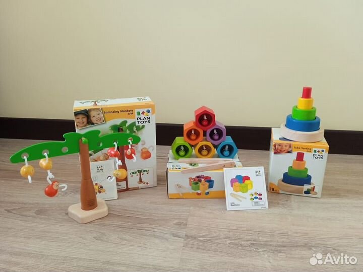 Развивающие игрушки Plan Toys, Melissa&Doug, Djeco