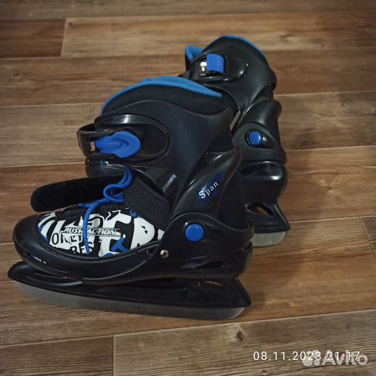 Коньки раздвижные 34-37