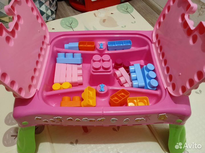 Игровой столик Molto/ Blocks,Полесье,конструктором
