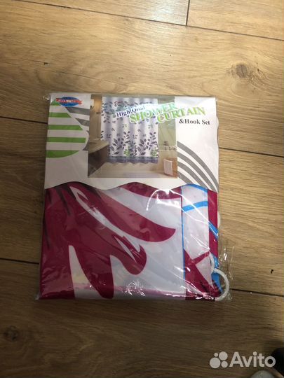 Штора для ванной новая