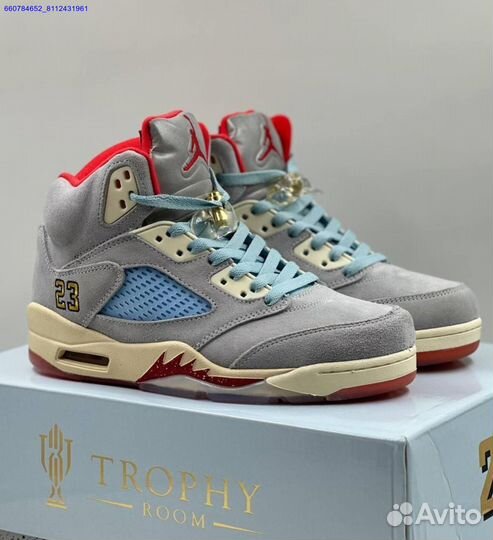 Кроссовки Trophy Room x Air Jordan 5 (Арт.20477)