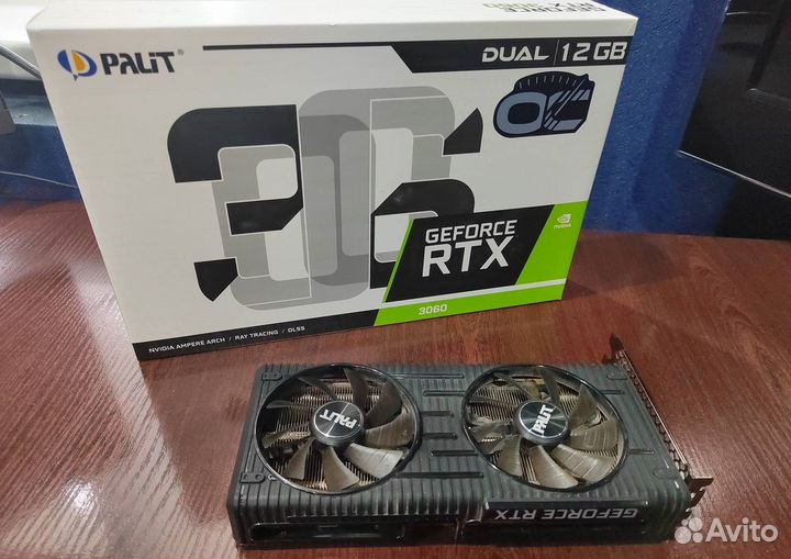 Видеокарта Palit PCI-E 4.0 RTX3060 dual OC 12G