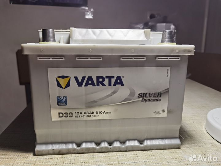 Аккумулятор varta d39