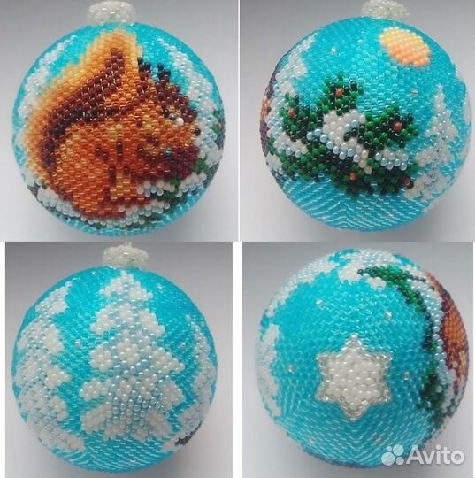 Елочные игрушки шары