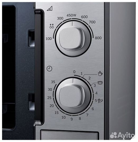 Микроволновая печь соло Samsung ME81mrtb silver