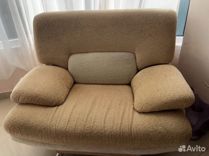 Угловой диван с креслом бу