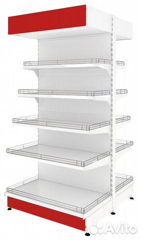 Стеллаж островной