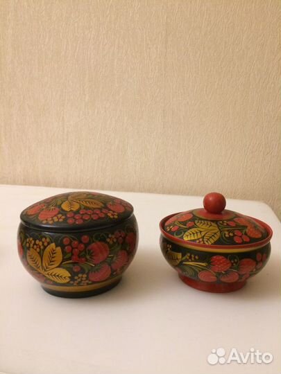 Конфетница хохлома