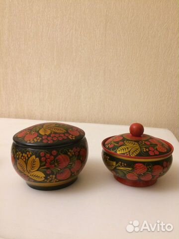 Конфетница хохлома