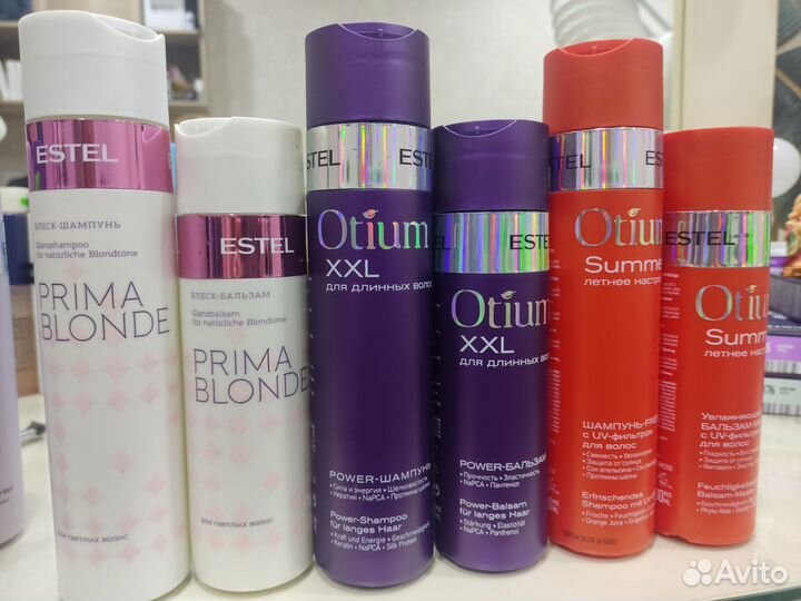 Шампунь и бальзам эстель