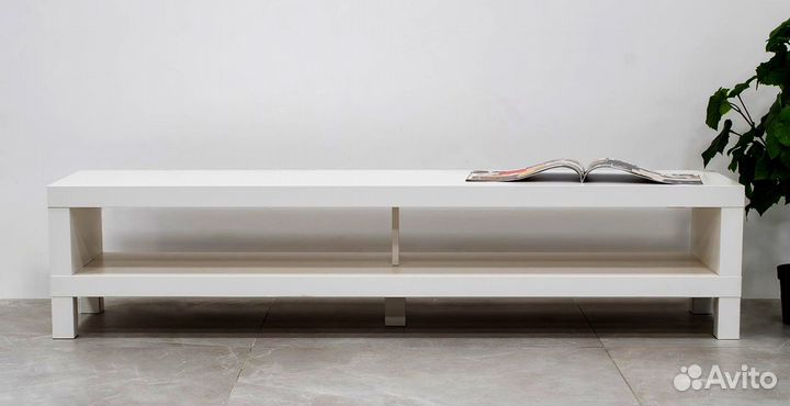 Тумба под тв Икеа Лакк 160 см белая оригинал IKEA