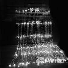 Гирлянды водопад