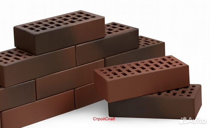 Кирпич Копыловская керамика 1 нф Флеш Нуар