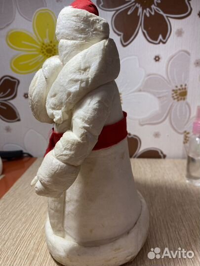 Дед Мороз ватный СССР