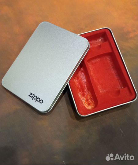 Коробка металлическая от зажигалки Zippo