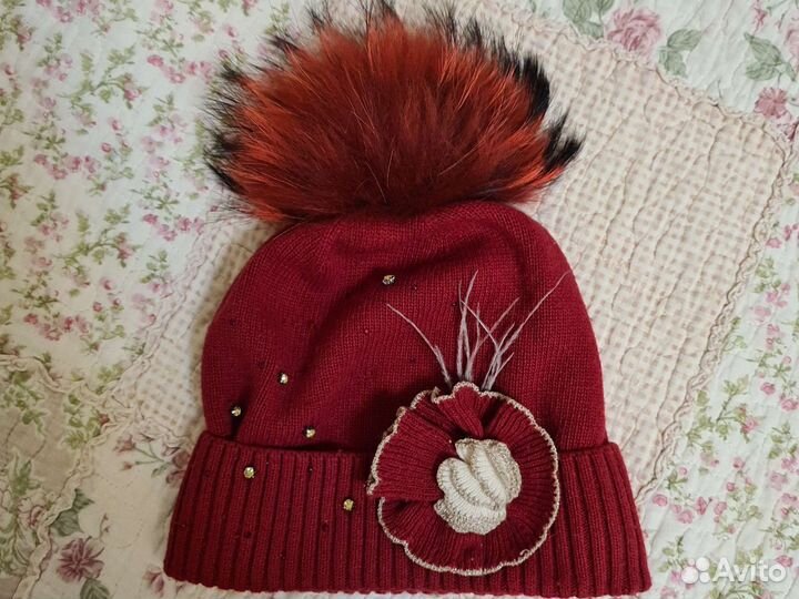 Шапочки зимние для девочки, Noble people