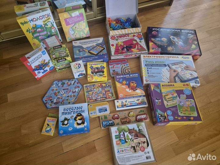 Настольные игры и головоломки для детей