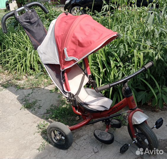 Детский велосипед с ручкой бу