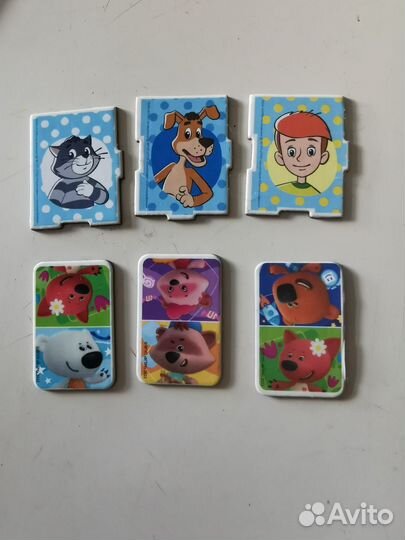 Игрушки из киндера пазлы магниты Простоквашино