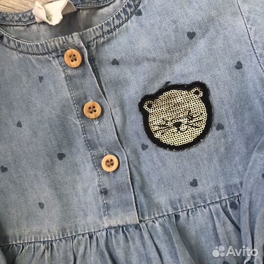 Платье для девочки 92/колготки