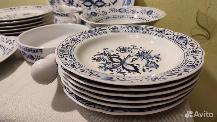 Набор столовой посуды на 6 персон Kahla GDR